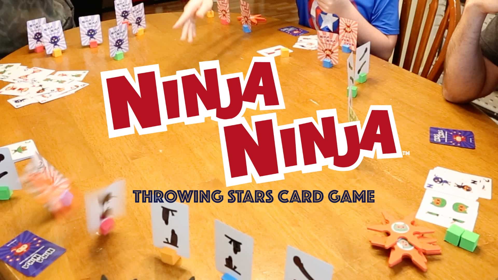 This Card Game Includes THROWING STARS - Ninja Ninja