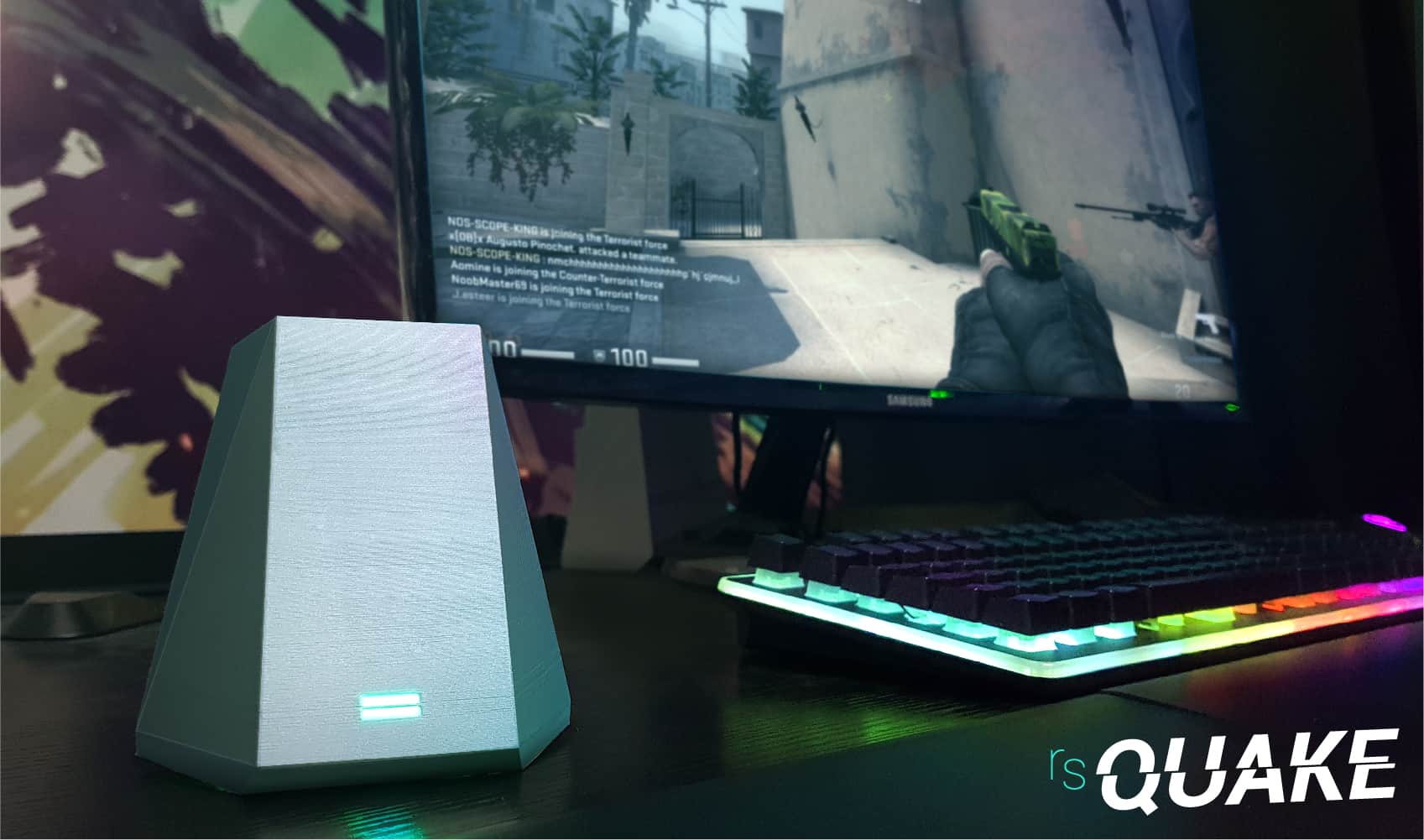 RsQuake Brings PC Games to Life Through Vibration & Light