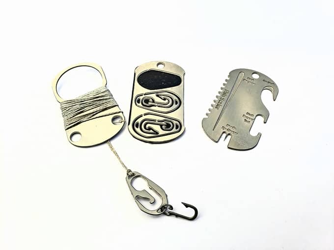 dog tag fishing kit