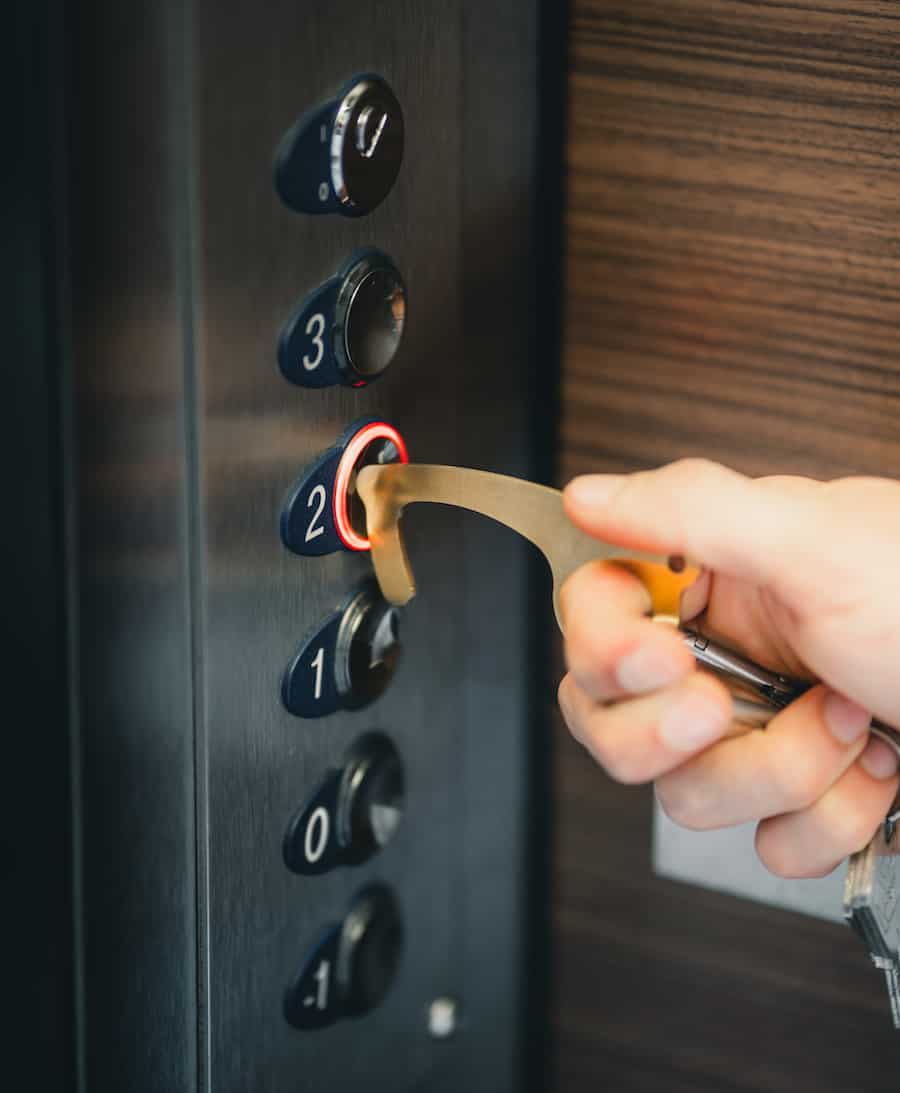The Immunikey Helps you Avoid Germy Surfaces