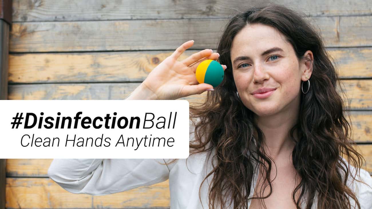 DisinfectionBall - Refillable Magnetic Hand Sanitizer