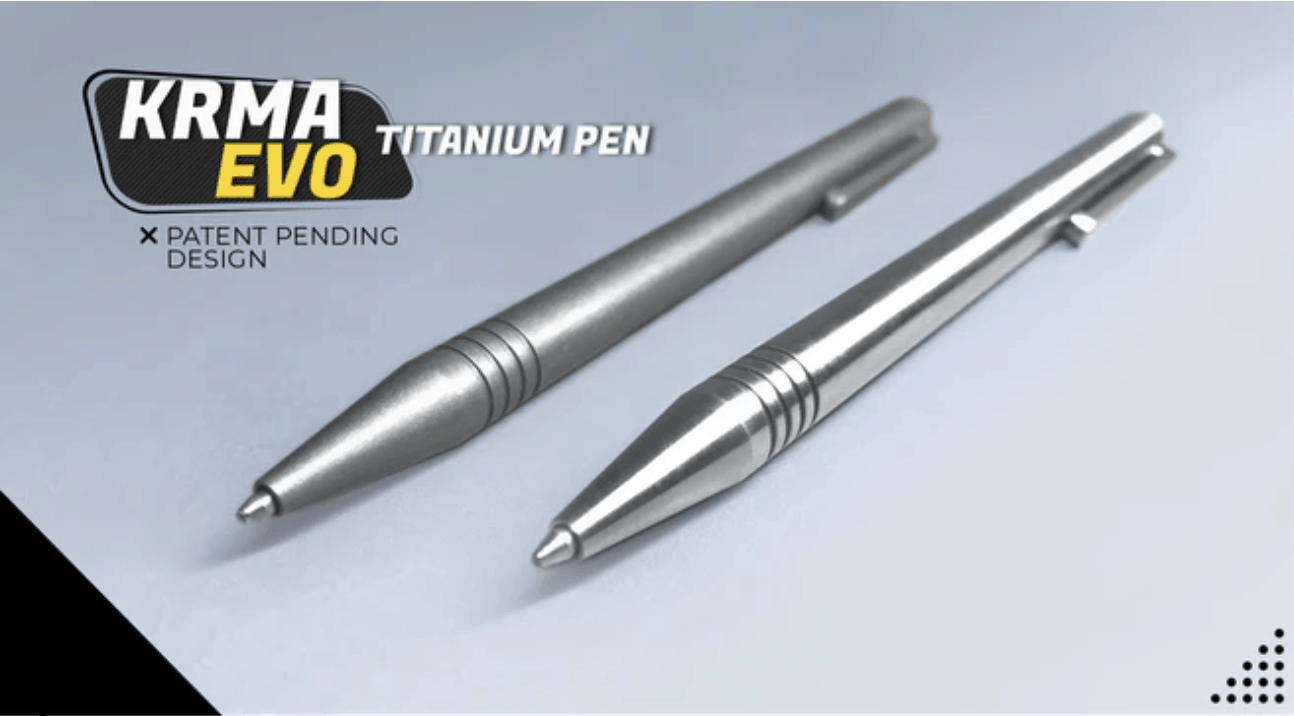 KRMA EVO Solid Titanium Pen