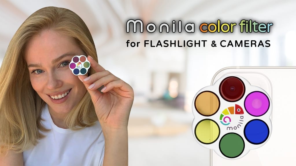 Monila Color Filter Wheel for Phone Cameras and Flashlights