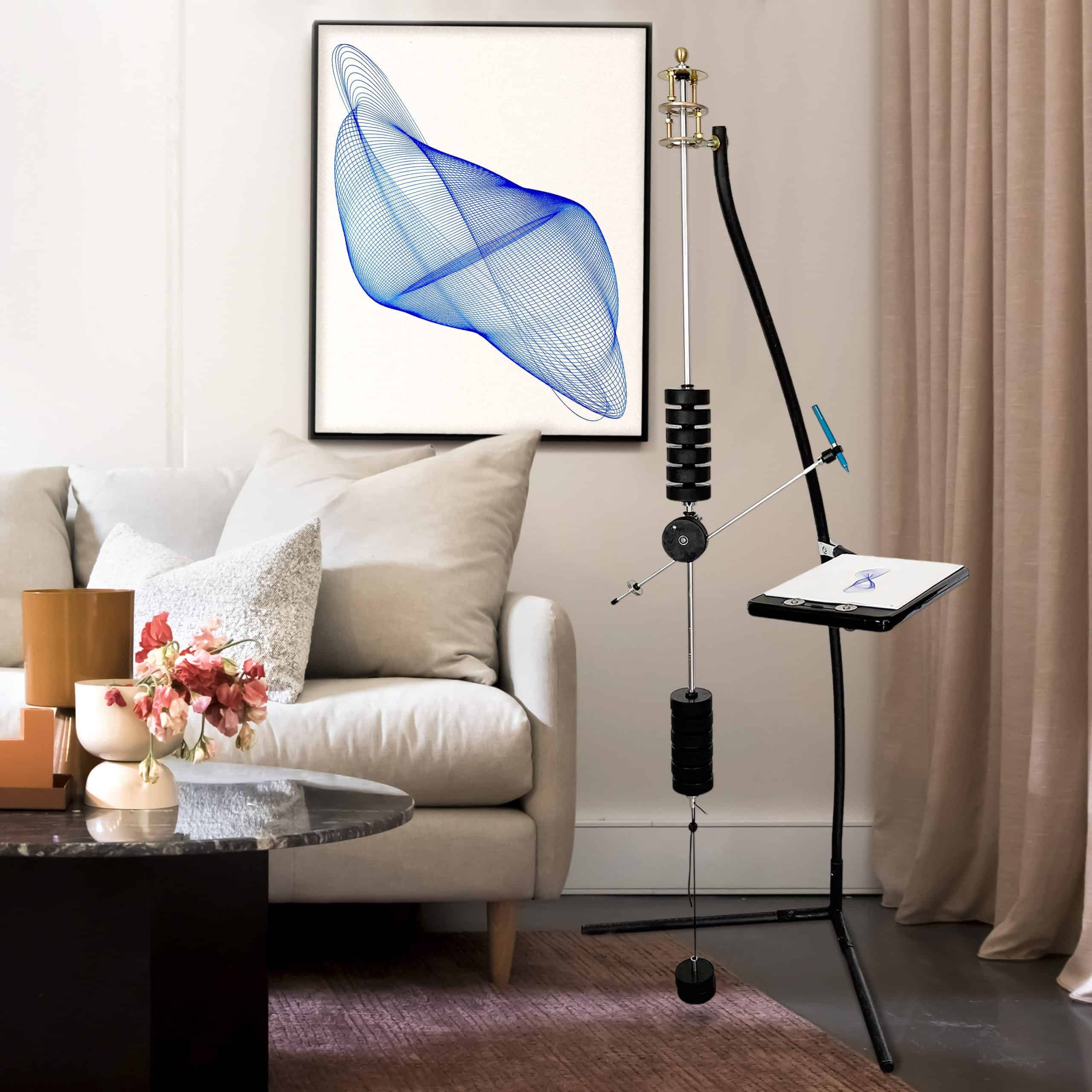 Penduloz - The Gravity-Powered Geometric Drawing Machine