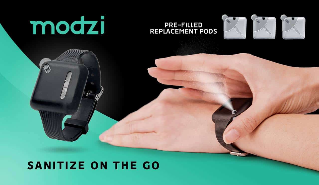 MODZI Hand Sanitizing Wearable Wristband