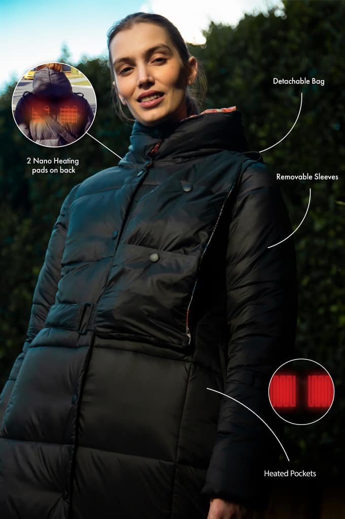 Embrace Winter With This Heated 2-in-1 Puffer Coat