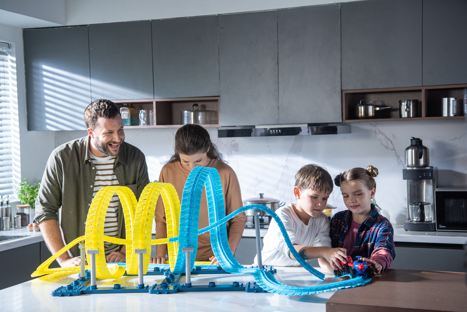 Flynova Trailblazer Flexible Track Playset