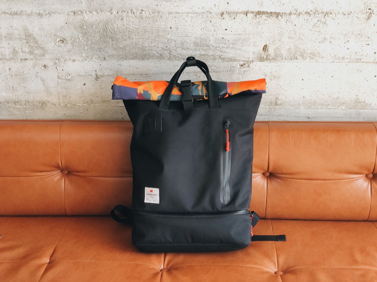 Kurrent Supply Customizable Rolltop Backpack