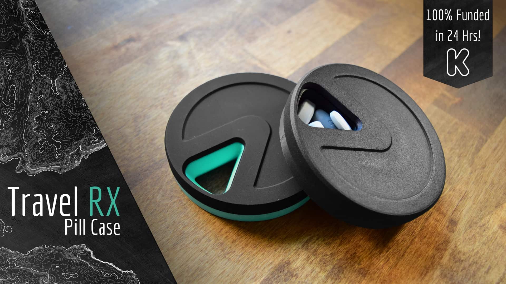 No More Spills, Only Thrills: TRAVEL RX Pill Case to the Rescue!