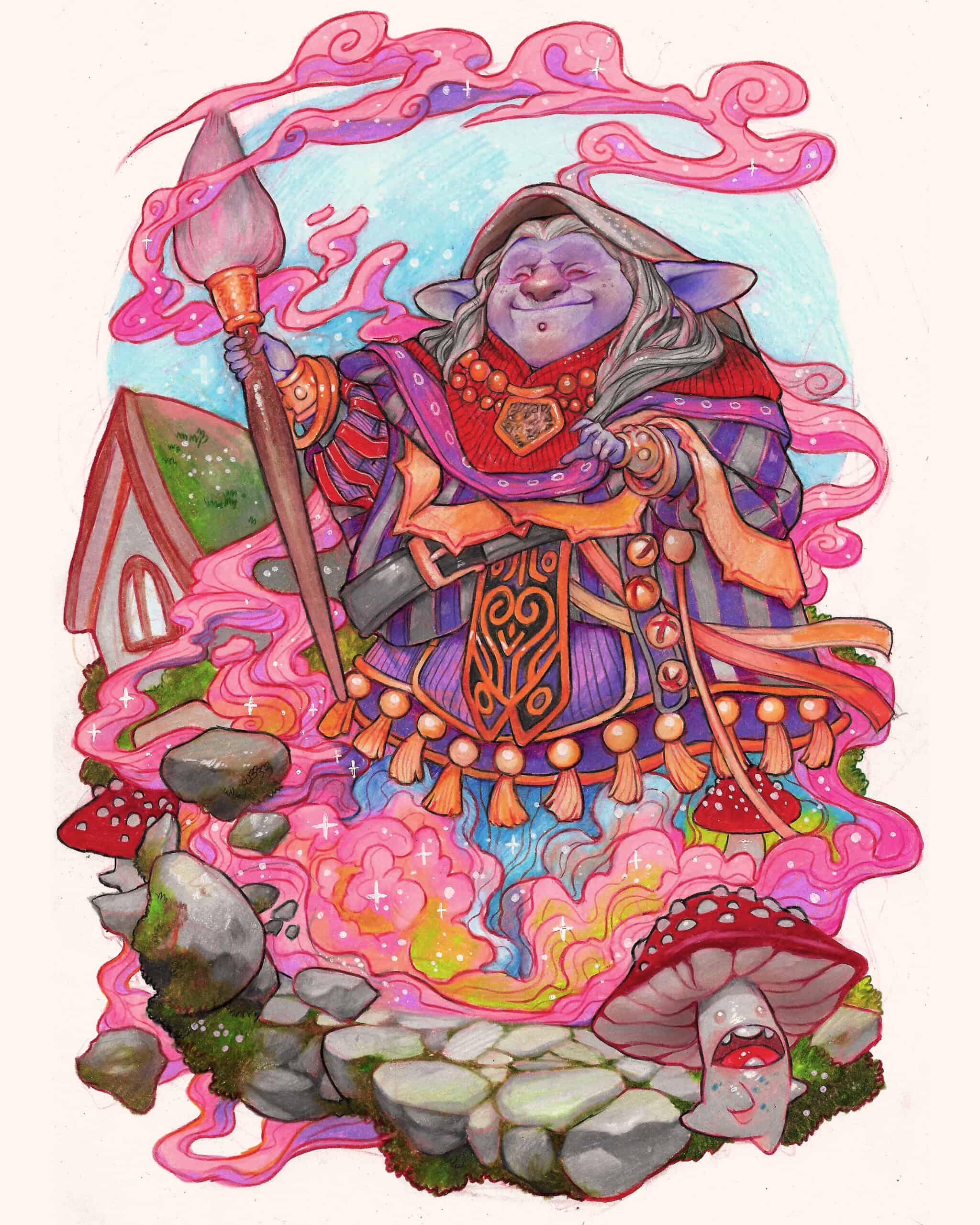 Explore the Magic of Ophelia the Demigod Girl: A Fantasy Tale with Global Artwork